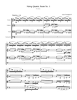 String Quartet Poem No.1