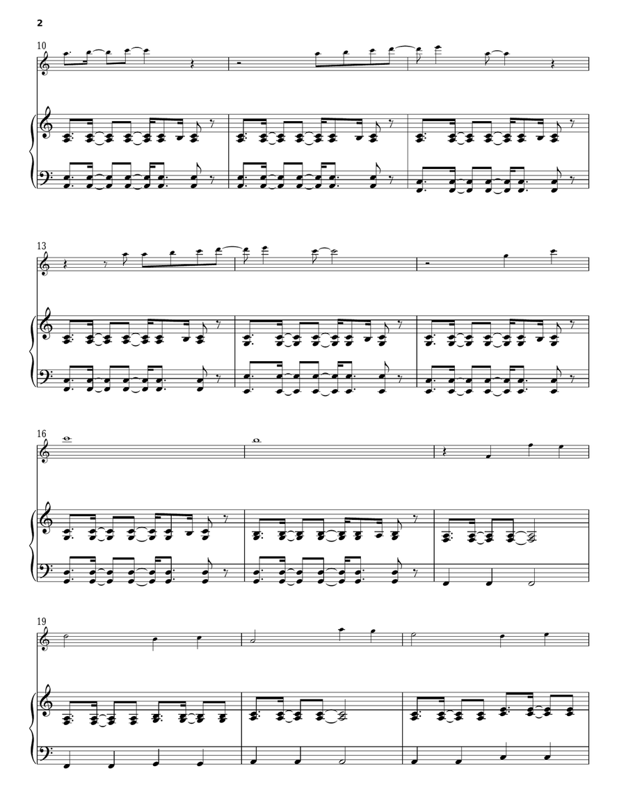Uncharted Uncharted Violin Solo scores gallery preview page 2
