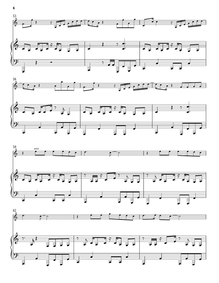 Can't Stop The Feeling Can't Stop The Feeling Violin Solo scores gallery preview page 6