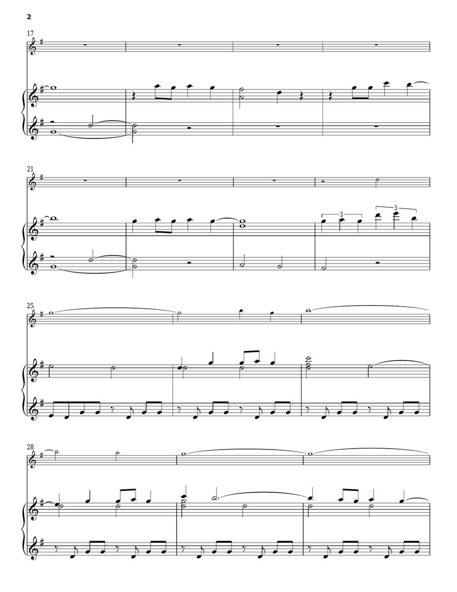 Fight Song/Amazing Grace Fight Song/Amazing Grace Violin Solo scores gallery preview page 2