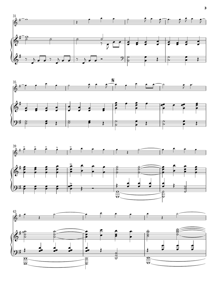 Fight Song/Amazing Grace Fight Song/Amazing Grace Violin Solo scores gallery preview page 3