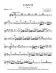 March, Op. 99 - Eb Clarinet
