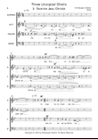 Three Liturgical Choirs: 3. Domine Jesu Christe
