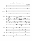 Guitar Duet Concertino No 3 Jozef Sebastian