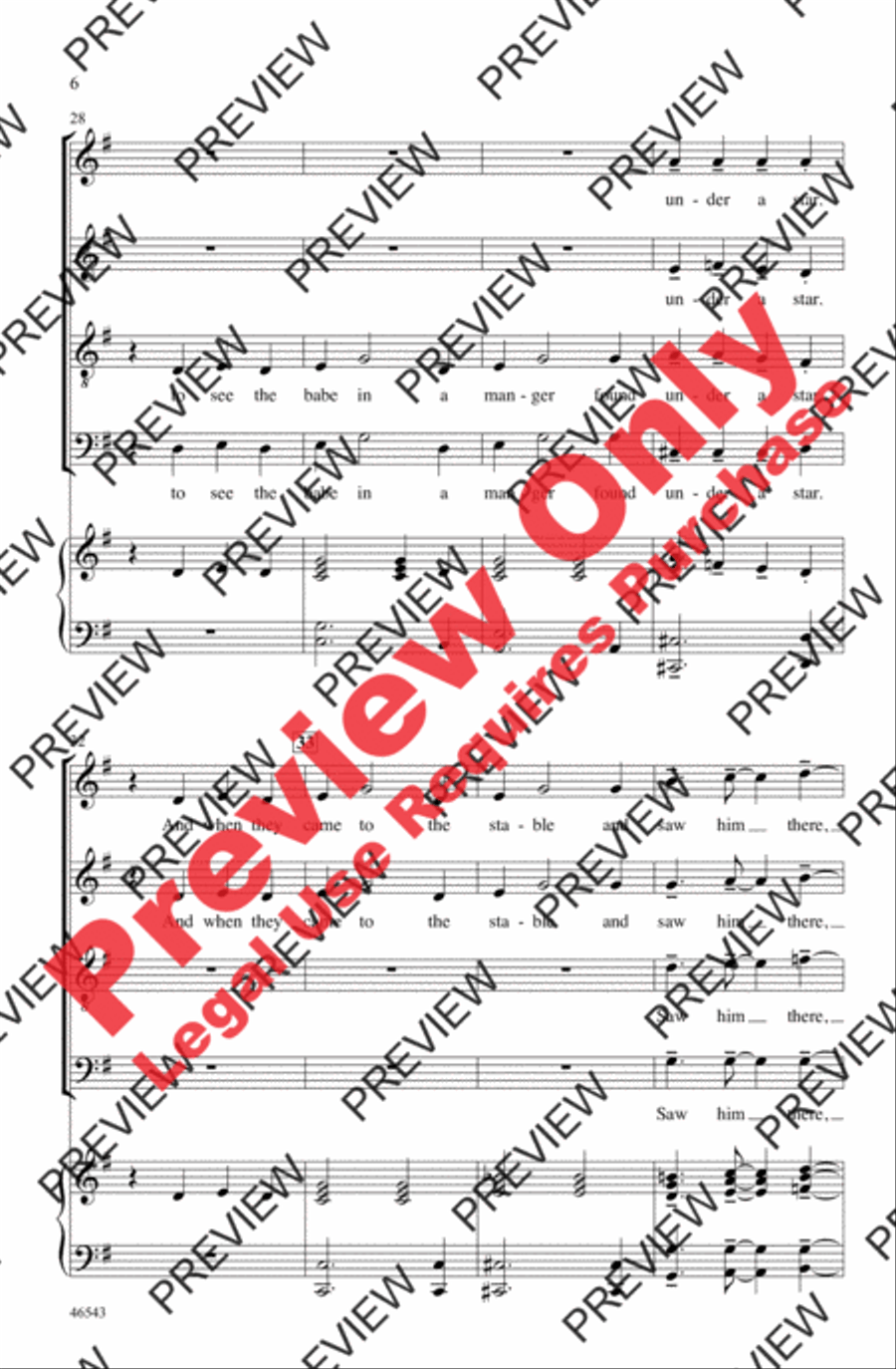 Good News, Great Joy! Good News, Great Joy! 4-Part scores gallery preview page 6