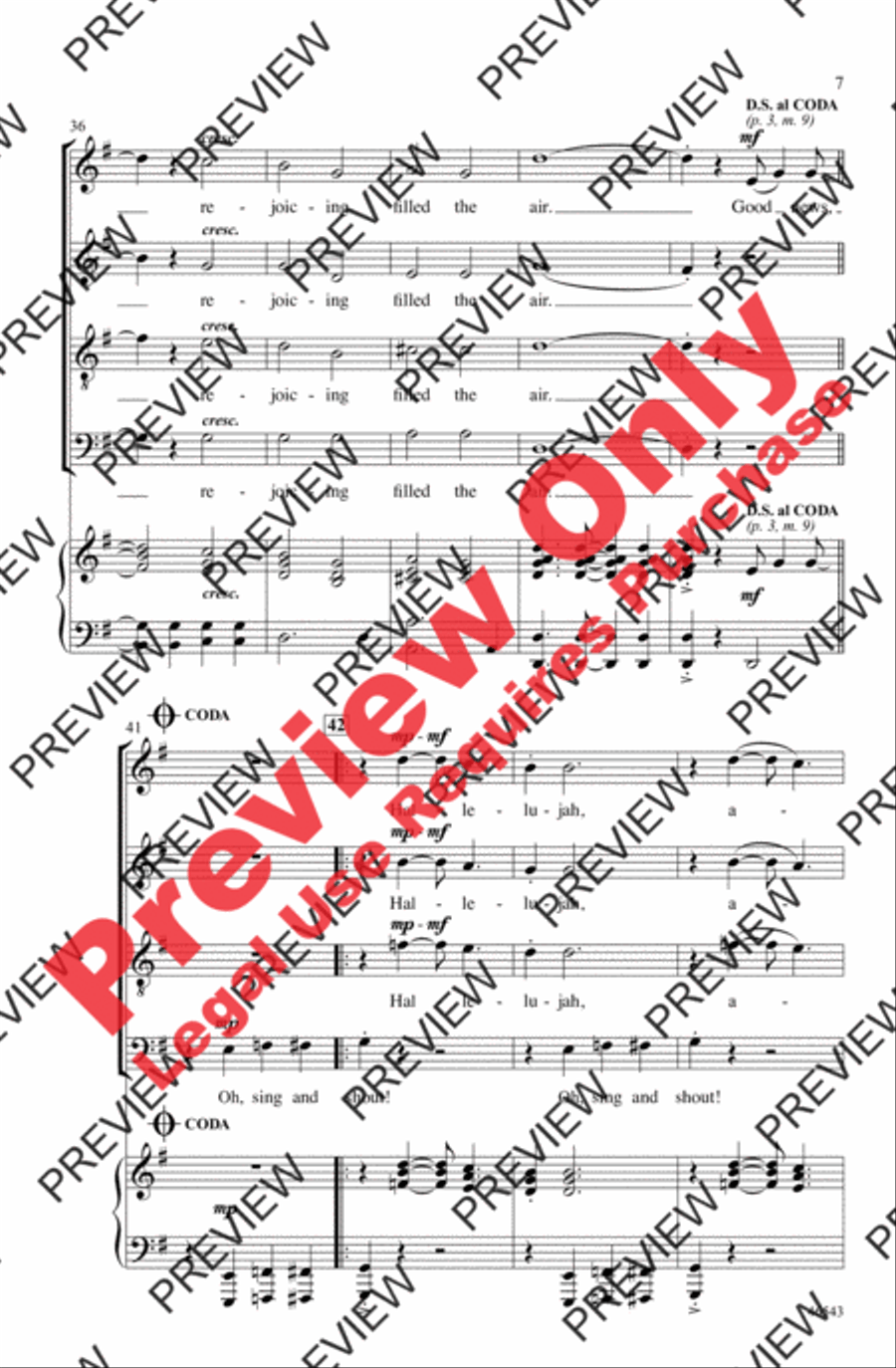 Good News, Great Joy! Good News, Great Joy! 4-Part scores gallery preview page 7