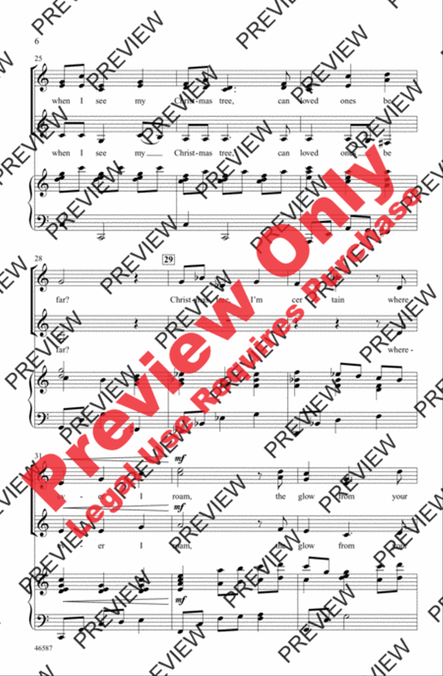 My Christmas Tree My Christmas Tree Women's Choir scores gallery preview page 5