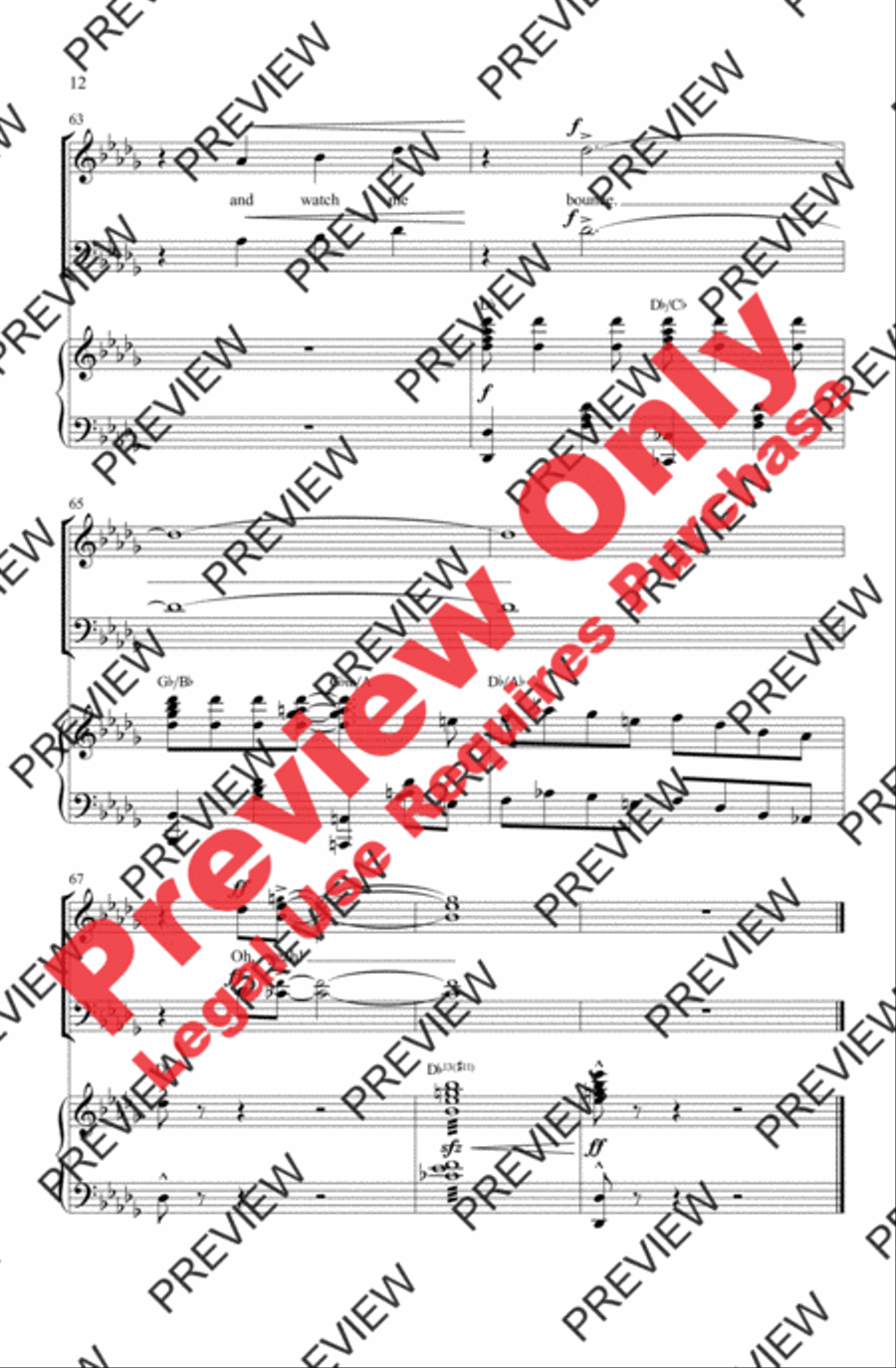 Hit Me with a Hot Note Hit Me with a Hot Note 3-Part scores gallery preview page 12