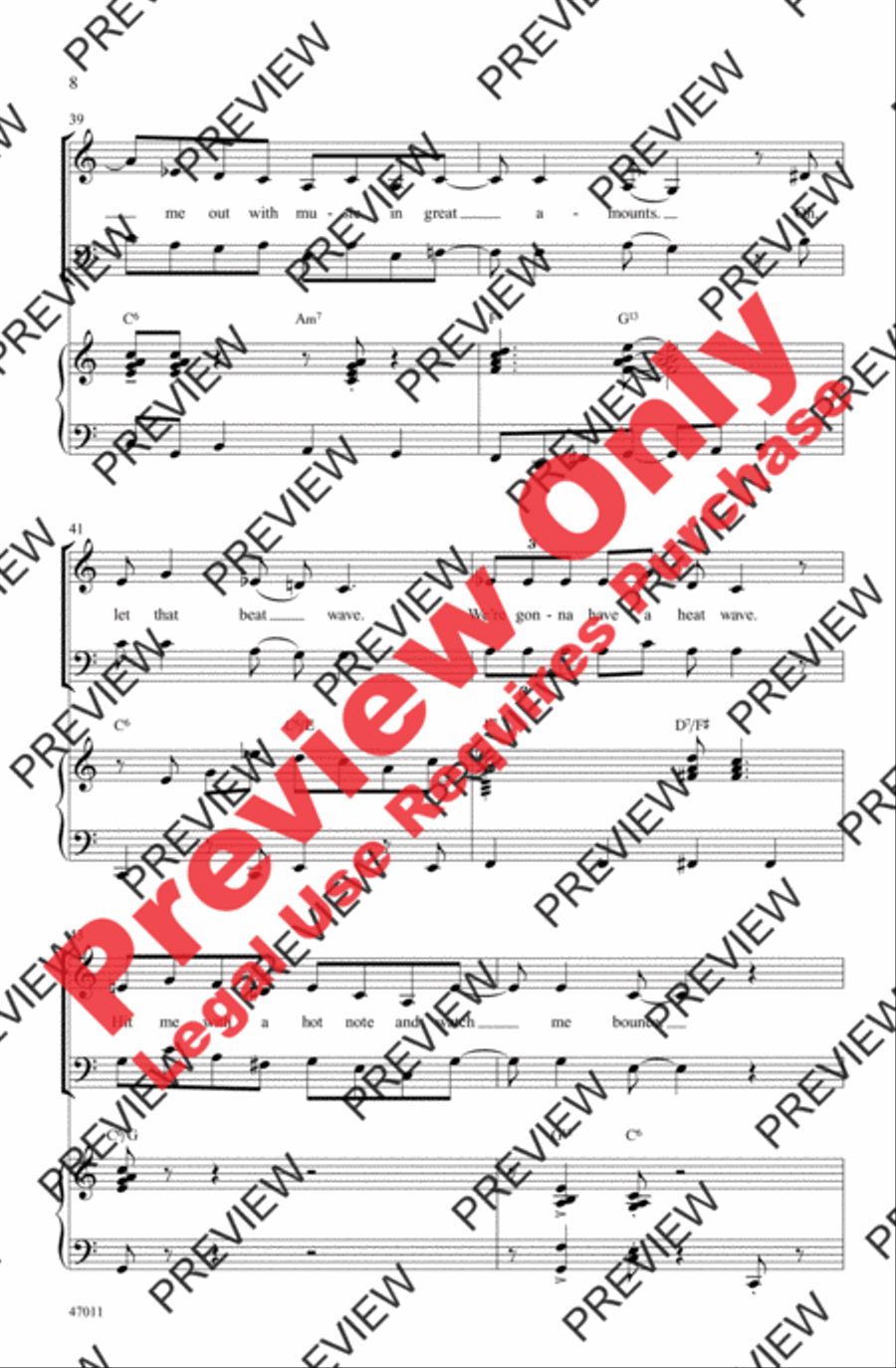 Hit Me with a Hot Note Hit Me with a Hot Note 3-Part scores gallery preview page 8