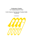 Celebration Fanfare for Trombone Quartet or Trombone Ensemble