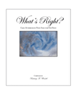 What's Right? (One Hand Piano Solo)
