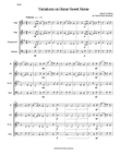 Variations on Home Sweet Home (there's no place like home) for wind quartet