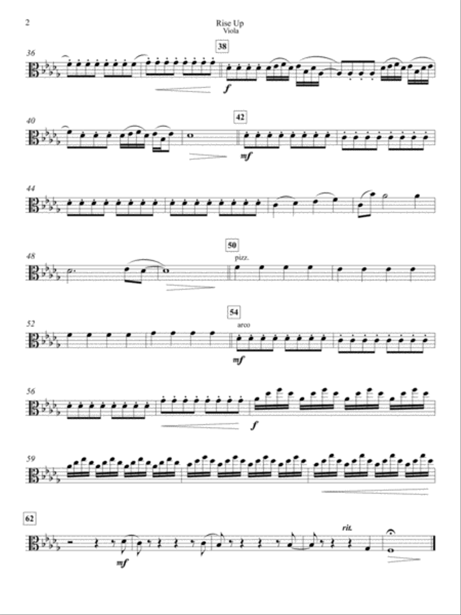 Rise Up Piano, Vocal, Guitar scores gallery preview page 6