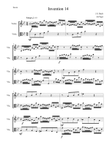 Invention in B-flat major, BWV 785