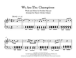 We Are The Champions