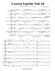 Gabrieli: Canzon Septimi Toni Ch. 172 for Concert Band