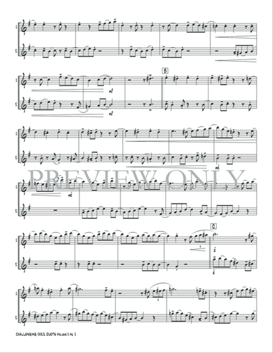 Challenging Jazz Duets, Volume 2 Small Ensemble - Sheet Music page 4