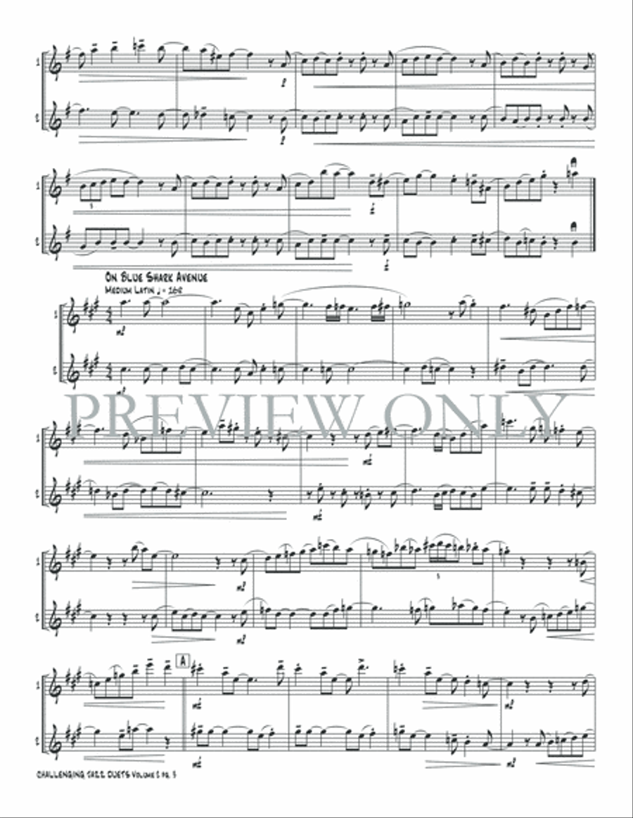 Challenging Jazz Duets, Volume 2 Small Ensemble - Sheet Music page 5