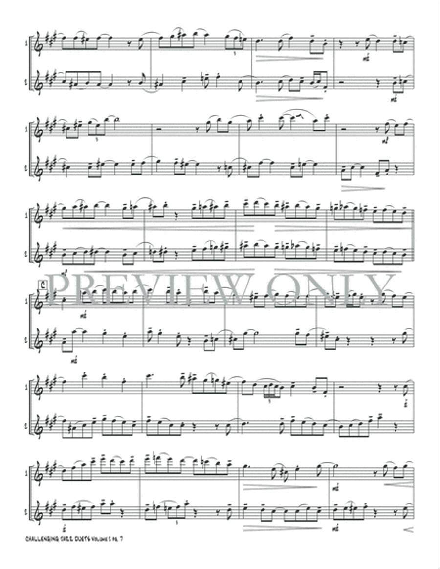 Challenging Jazz Duets, Volume 2 Small Ensemble - Sheet Music page 9