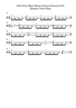 Bass Drum Development Exercises #1