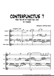 'Contrapunctus 7' By J.S.Bach BWV 1080 from 'The Art of the Fugue' for Clarinet Quartet.