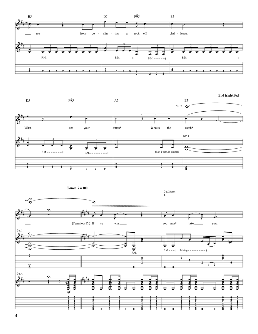 Beelzeboss (The Final Showdown) Acoustic Guitar scores gallery preview page 4