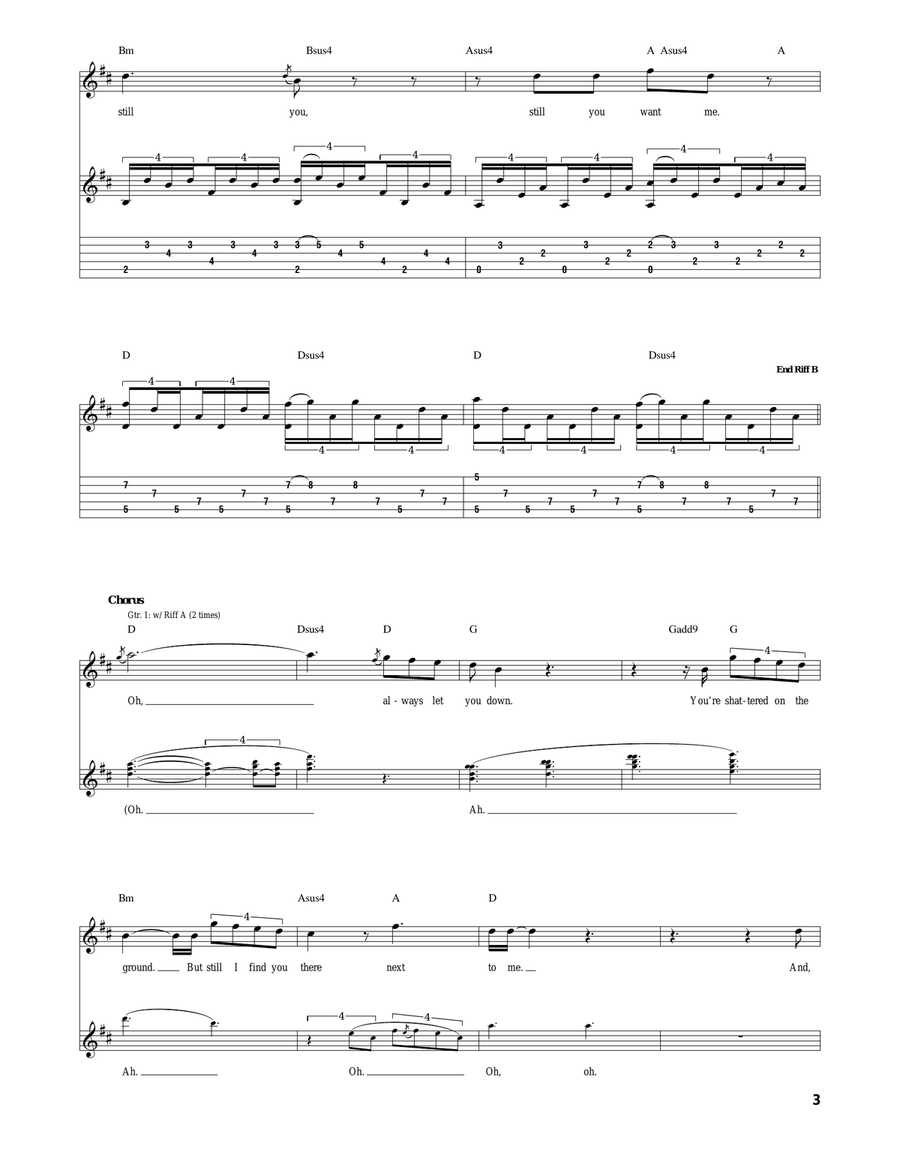Next To Me Next To Me Acoustic Guitar scores gallery preview page 3