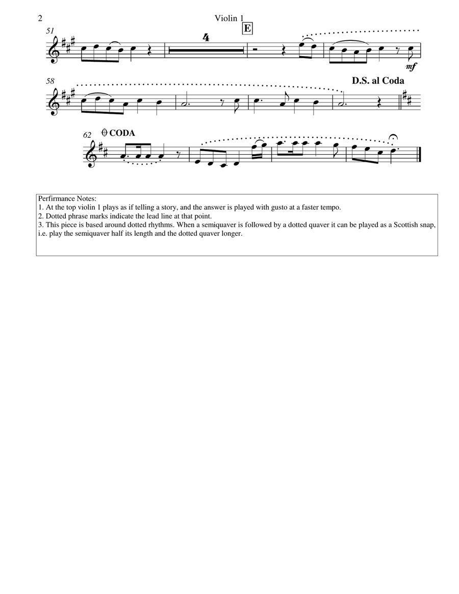 Storm Bay Shanty String Quartet scores gallery preview page 6