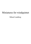 Miniatures for Wind Quintet