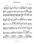 Petite Fugue - for Wind Trio