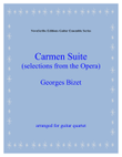 Carmen Suite (selections from the opera) arr. for guitar quartet