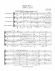 Easter No 1 (AATB sax quartet)