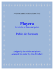 Playera arr. for guitar and flute or violin
