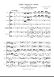 Bach - Violin Concerto in A minor BWV 1041 for Violin, Strings and Harpsichord