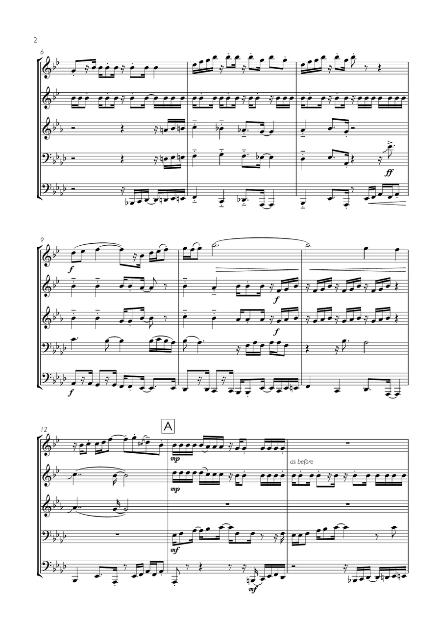 I Want You Back I Want You Back Brass Ensemble scores gallery preview page 2