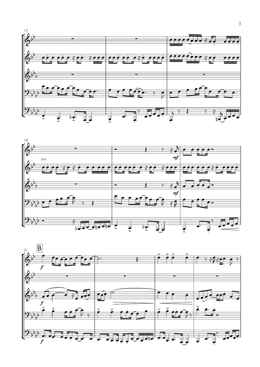 I Want You Back I Want You Back Brass Ensemble scores gallery preview page 3
