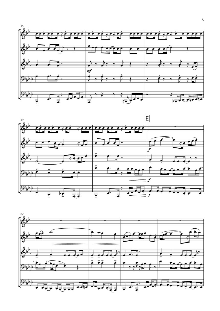 I Want You Back I Want You Back Brass Ensemble scores gallery preview page 5
