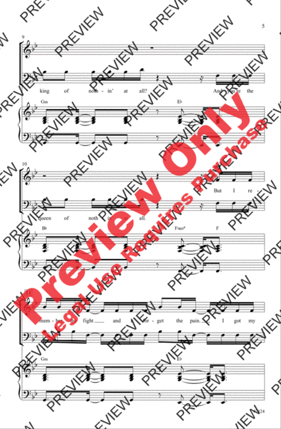 One Foot One Foot 3-Part scores gallery preview page 4