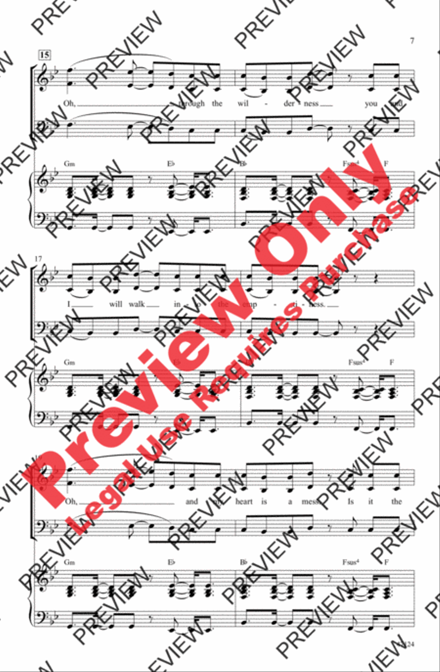 One Foot One Foot 3-Part scores gallery preview page 6