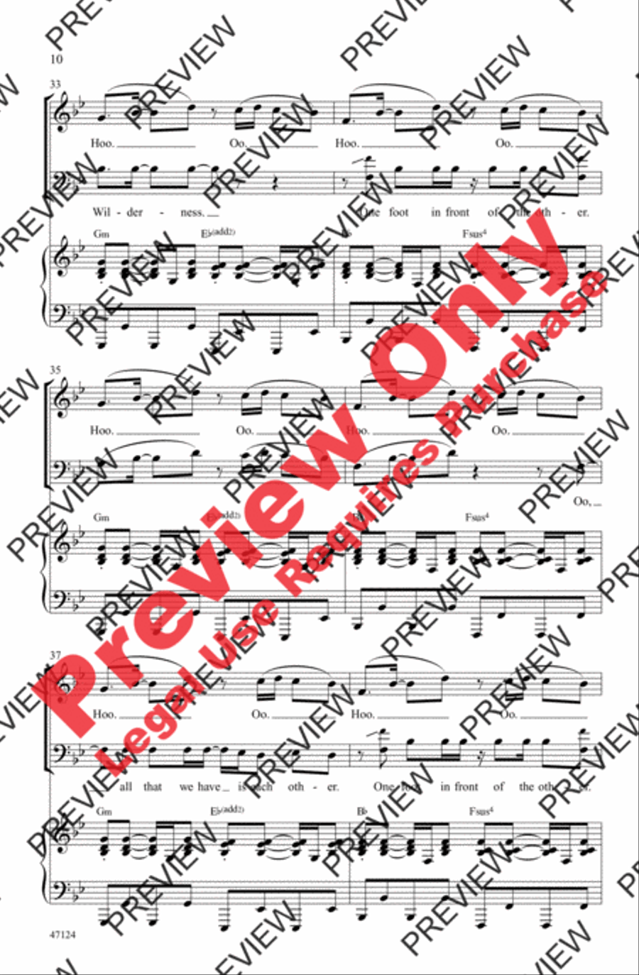 One Foot One Foot 3-Part scores gallery preview page 9