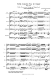 Bach - Violin Concerto No.2 in E major BWV 1042 for Violin, Strings and Harpsichord