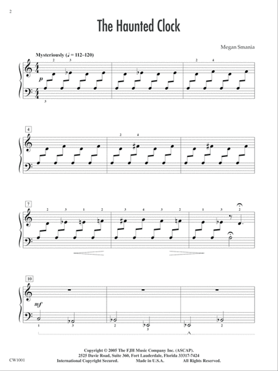 The Haunted Clock Piano Method scores gallery preview page 2