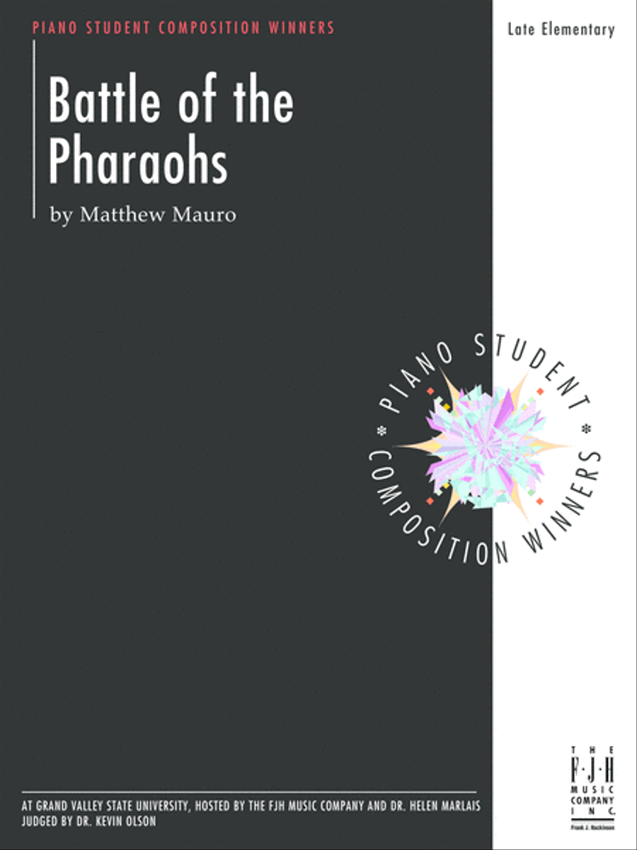 Battle of the Pharaohs Piano Method scores gallery preview page 1