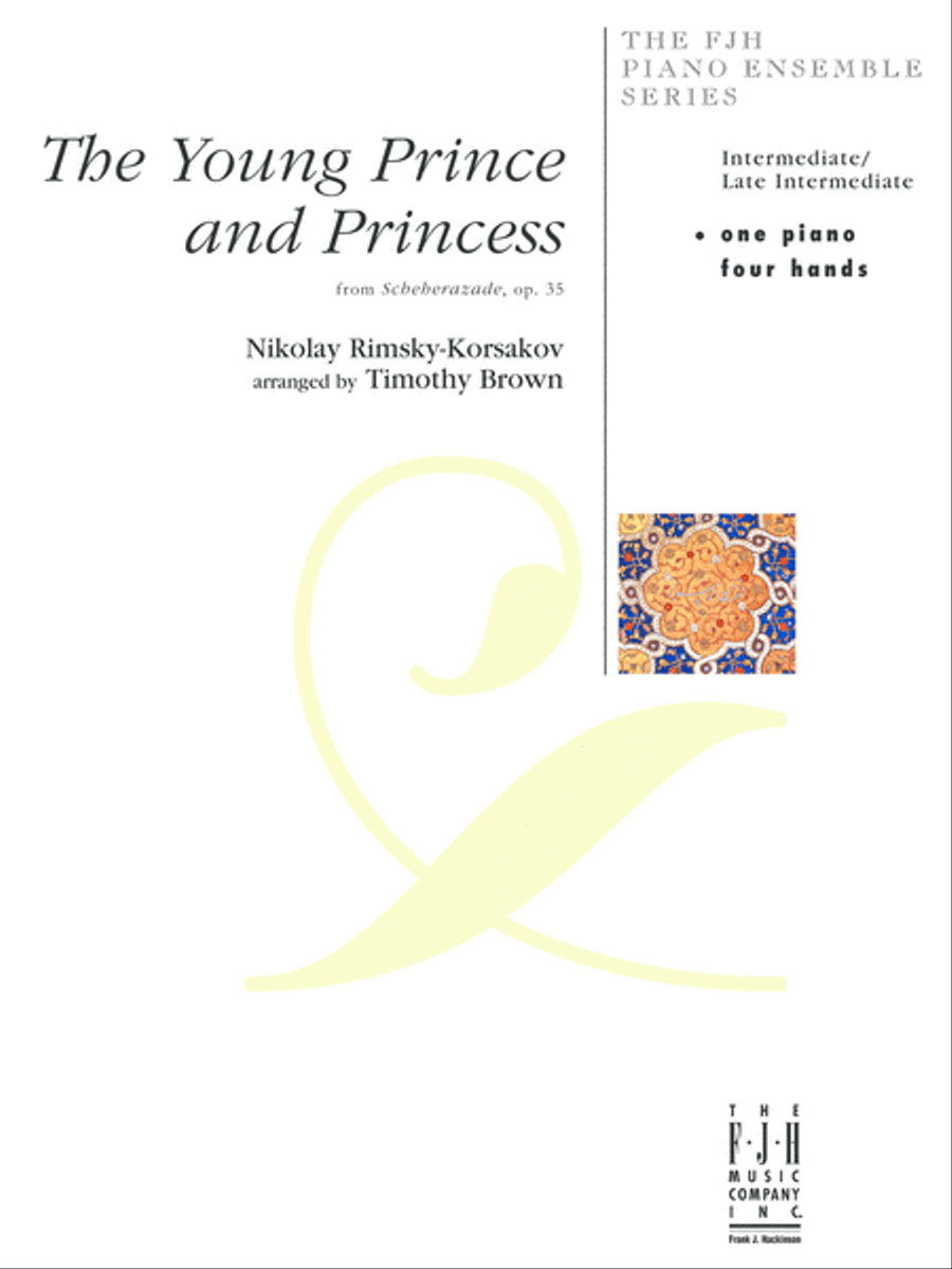 The Young Prince and Princess from Rimsky-Korsakov's Scheherazade 1 Piano, 4-Hands scores gallery preview page 1