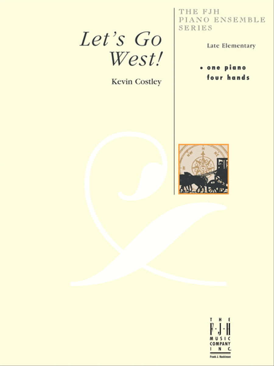 Let's Go West! Piano Duet scores gallery preview page 1