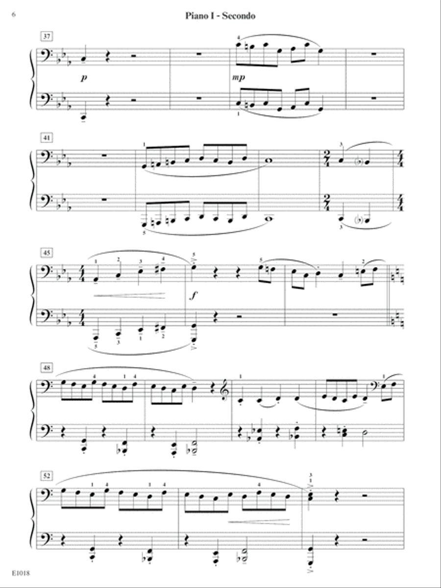 Four Arkansas Travelers (2 piano - 8 hand) Piano scores gallery preview page 6