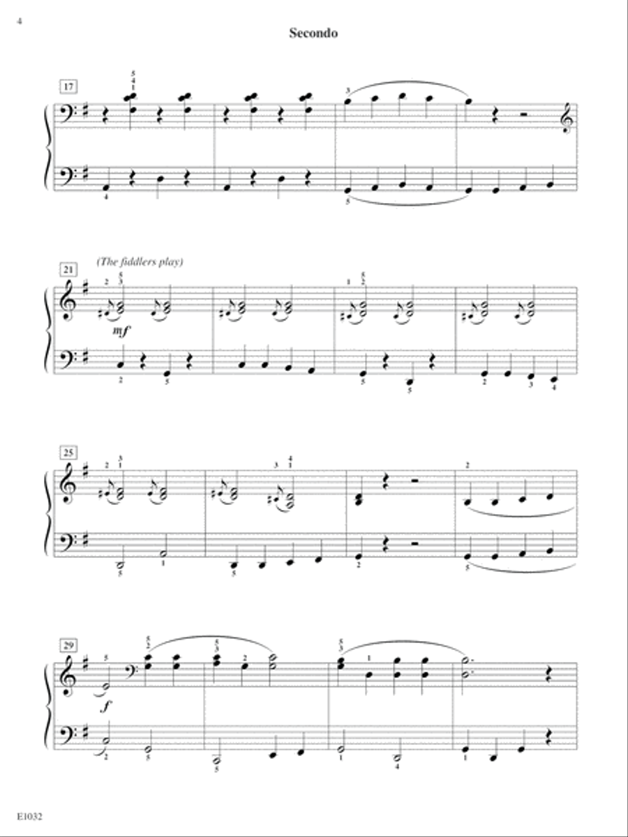 Smoky Mountain Barn Dance Piano Duet scores gallery preview page 4