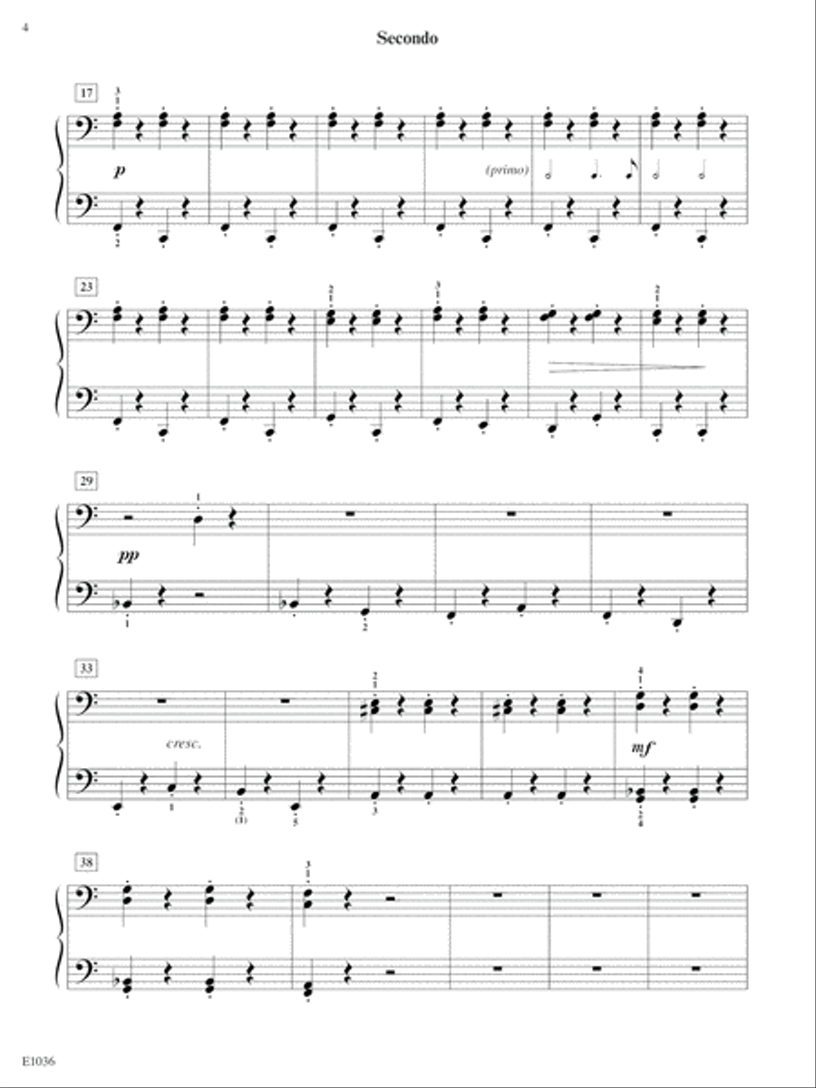 Themes from Carmen Piano Duet scores gallery preview page 4