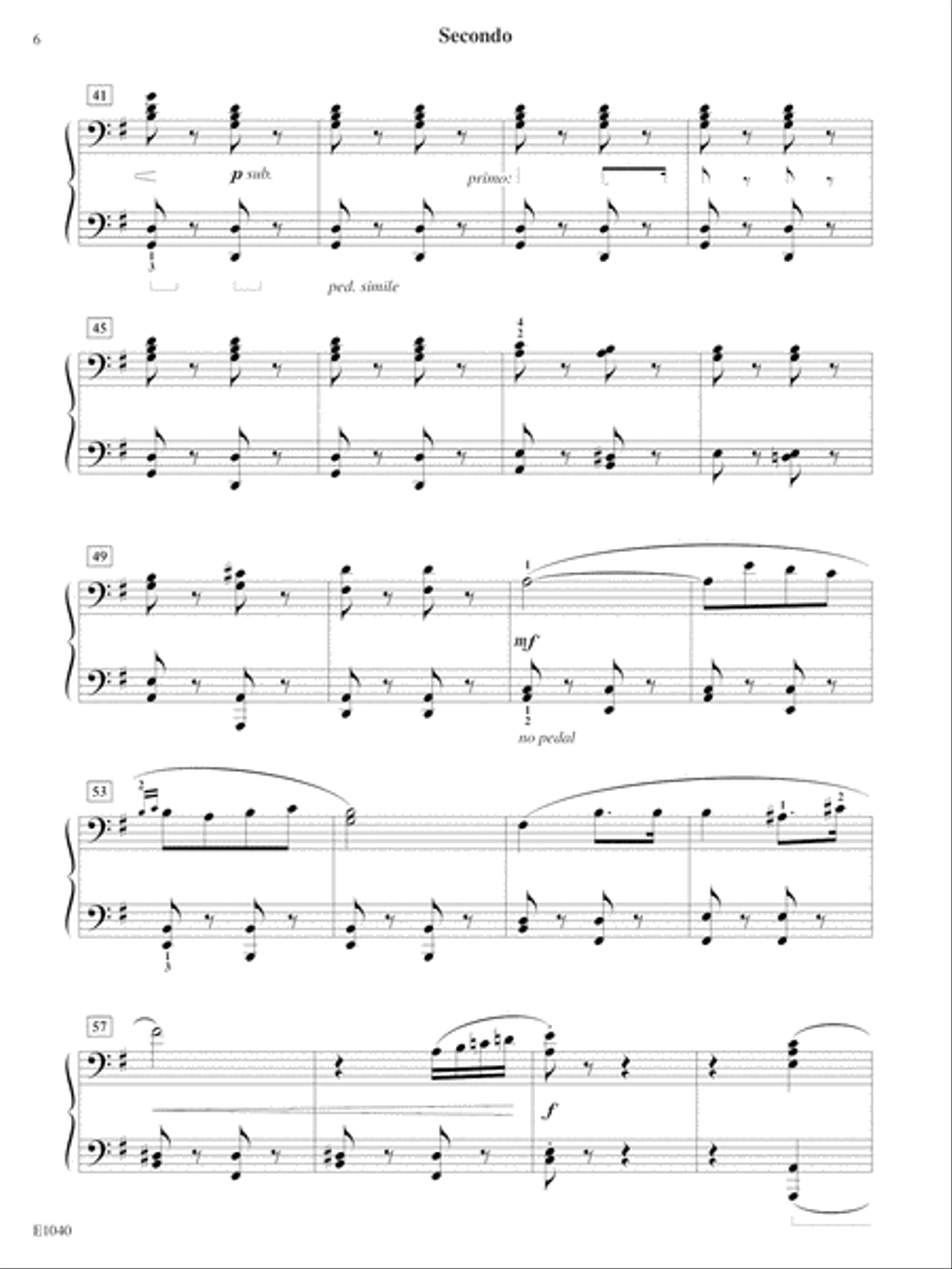 A Carmen Celebration Piano Duet scores gallery preview page 6