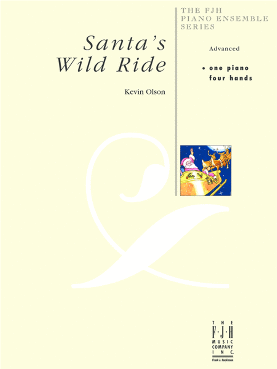 Santa's Wild Ride Piano Duet scores gallery preview page 1